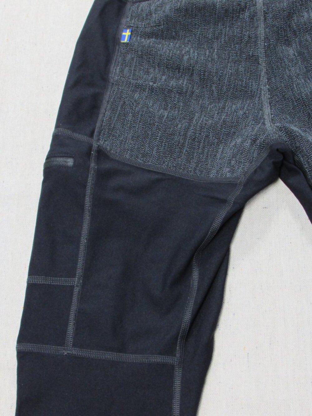 Fjallraven Women's Sz Medium Black Abisko Trekking Pants High Waisted Leggings - Picture 8 of 13